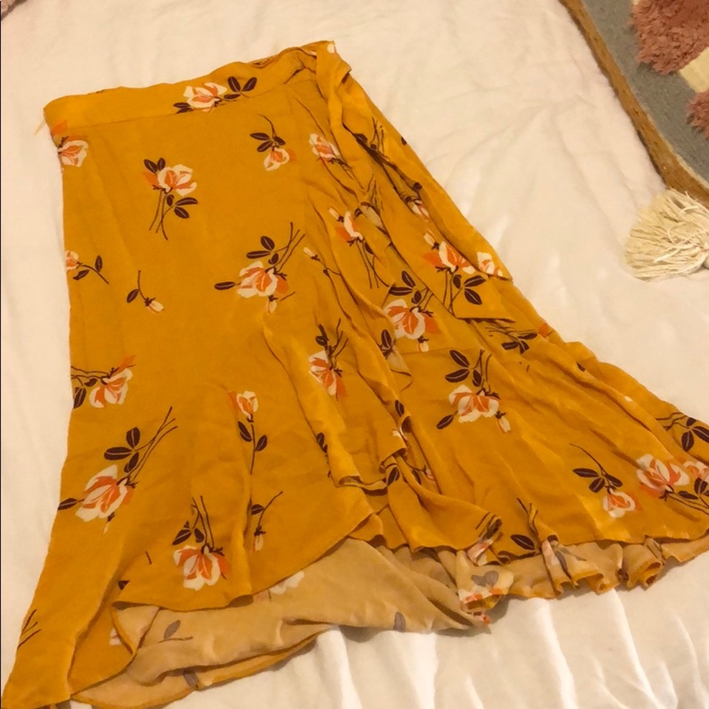 Free People Wrap Skirt